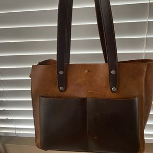 Love 41/Saddleback leather Pocket Tote